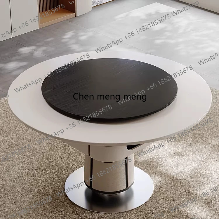 

Automatic home silent hemp table machine high-end dining table all-in-one dual-purpose table