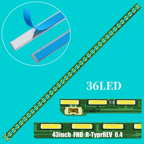 LED strip for 43lf5400 43lf5900 43LF5400 43LF5900 MAK632C7801 G1GAN01-0794A G1GAN01-0793A 43inch FHD R L Type 36LED