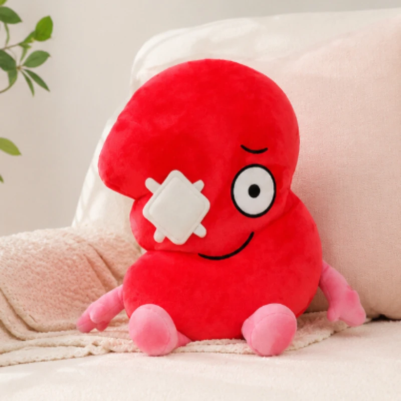 

2026 New BFDI Number 3 Plush Toy Cute Cartoon Character Plushie Soft Stuffed Doll Kids Birthday Gift Collectible