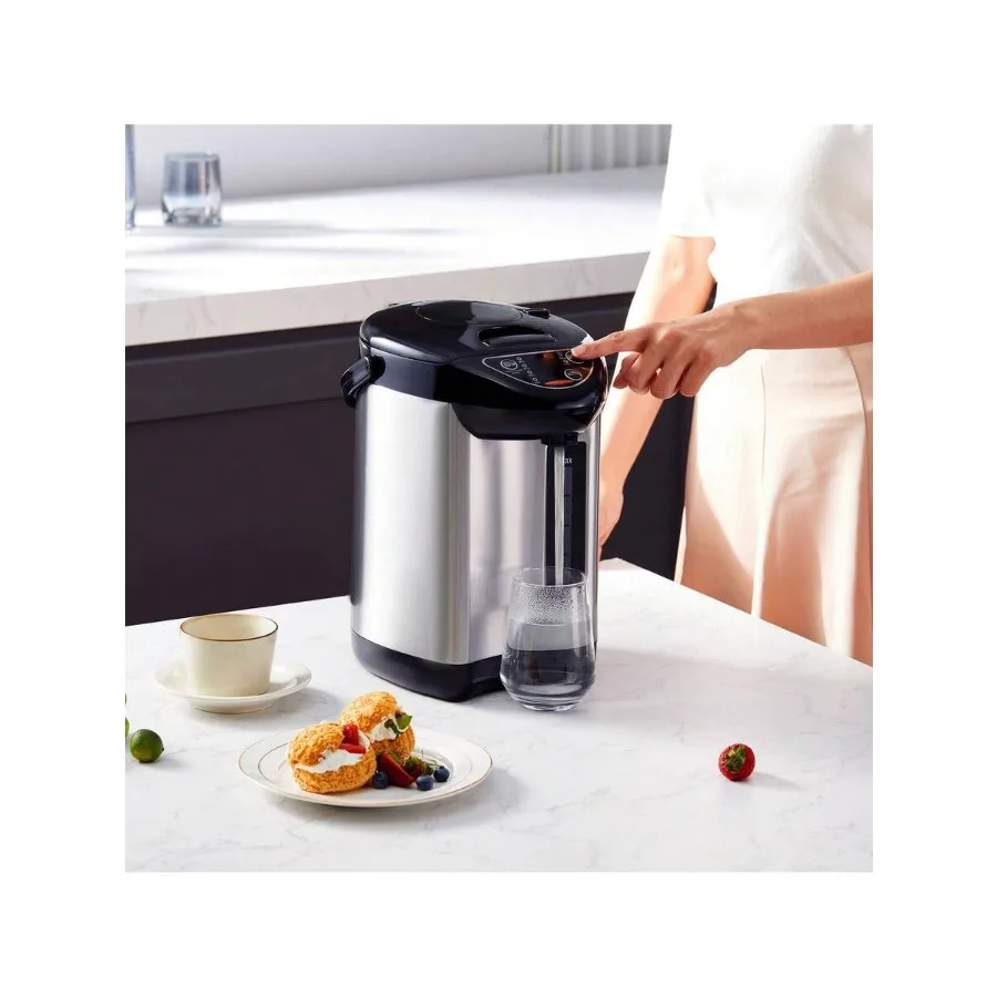 

Hot Water Dispenser, Adjustable 4 Temperatures Water Boiler And Warmer, 304 Stainless Steel Countertop Water Heater, 3-Way Disp