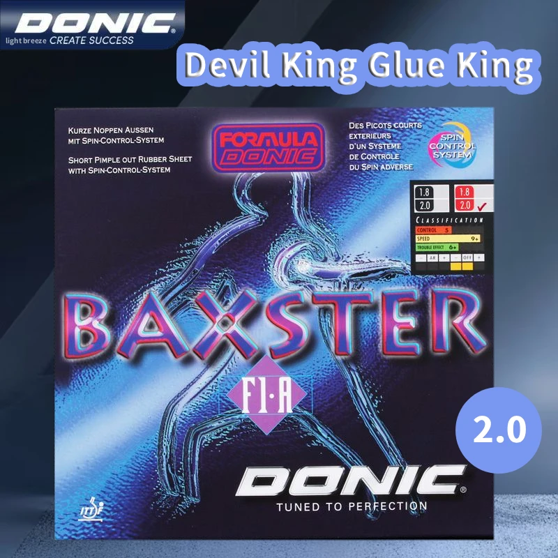 

DONIC Devil's Positive Rubber King Table Tennis Rubber Cover Quick Attack Table Tennis Racket Rubber 1012