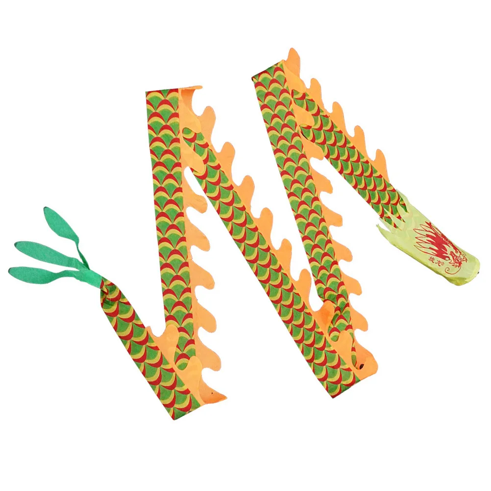 

1Set Dance Ribbon Wear-Resistant Gymnastics Streamer Flexible Kids Performance Prop Decorative Chinese Dragon Ribbon Festival