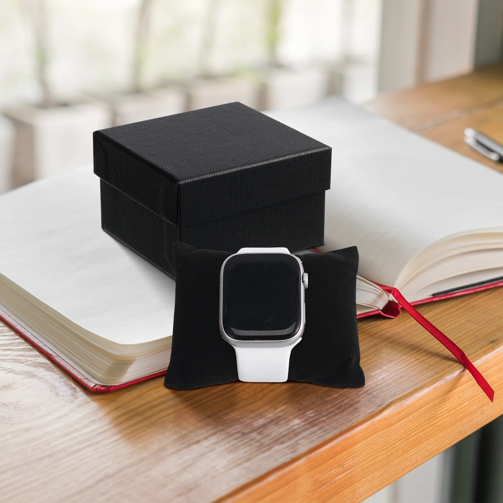

3Pcs Paper Watch Gift Boxes with Soft Pillow for Men Women Bracelet Bangle Jewelry Storage Gift Supply Watch Box