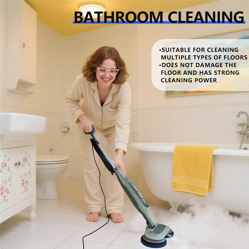 FNJK-For Shark Steam Mop S7000/S7001/S8201 سلسلة استبدال رأس الفرشاة 2 حزمة-وسادات ممسحة البخار للتنظيف العميق على الأرضيات الصلبة