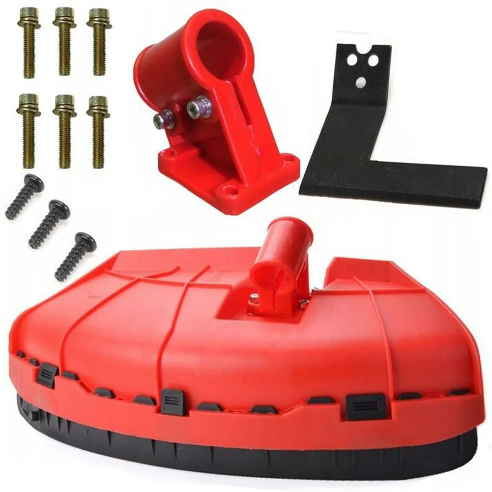 Imagem -03 - Universal Garden Trimmer Guard Shield 4in Brushcutter Guard Braçadeira Placa Tampa de Proteção do Cortador de Escova Peças de Cortador de Grama
