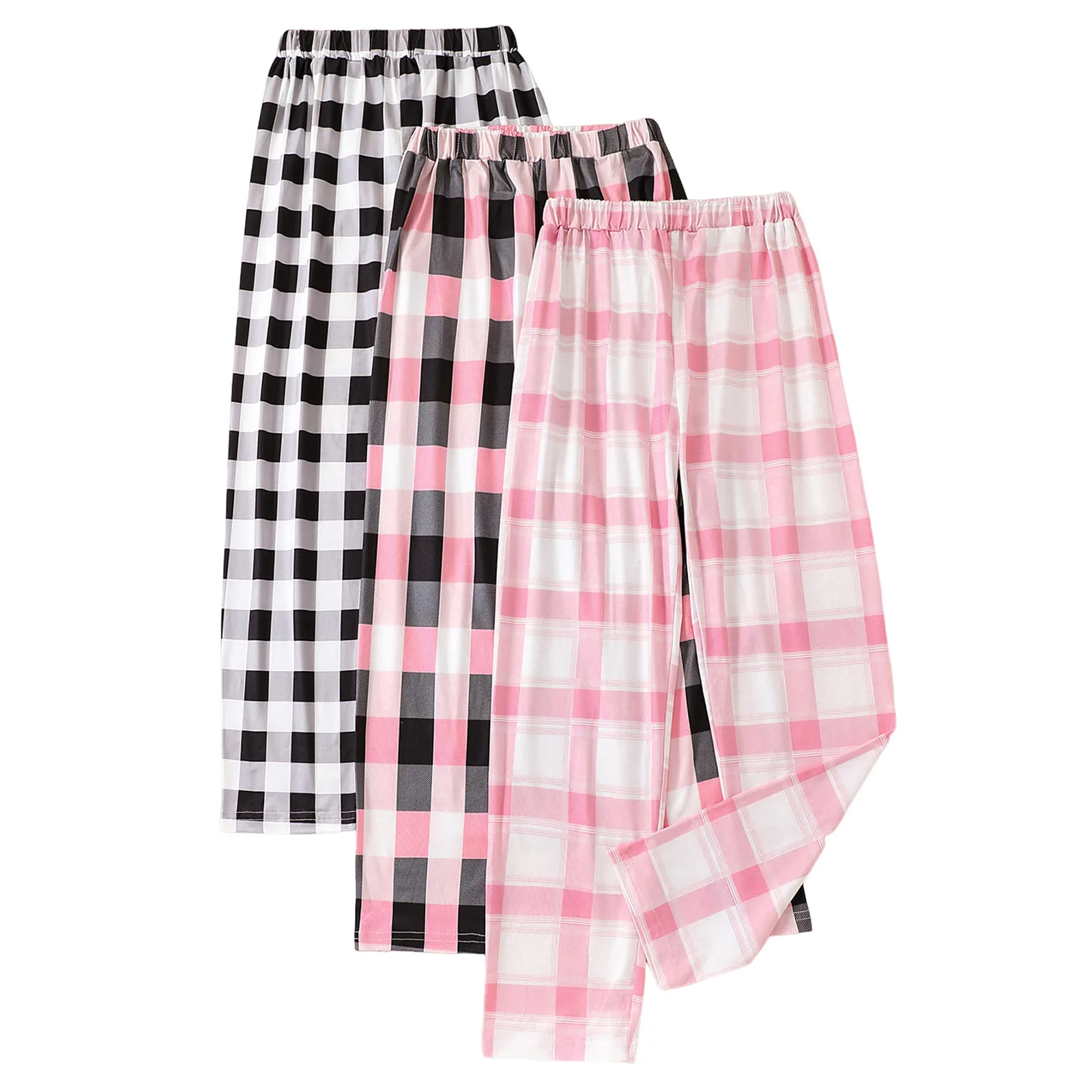 

up Your Pants Sign 3Pcs Girls Pajama Pants Microfleece Soft PJ Bottoms For Kids Cute Print Sleepwear Girl School Pants
