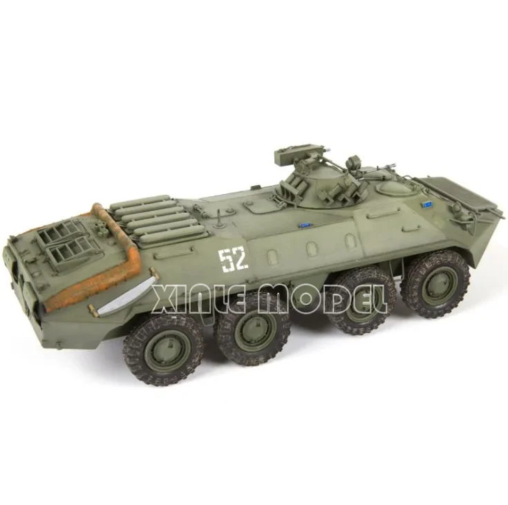 ZVEZDA – kit de modèle de voiture à assembler en plastique, porte-personnaire russe 3587 BTR-70 avec tourelle MA-7 1/35