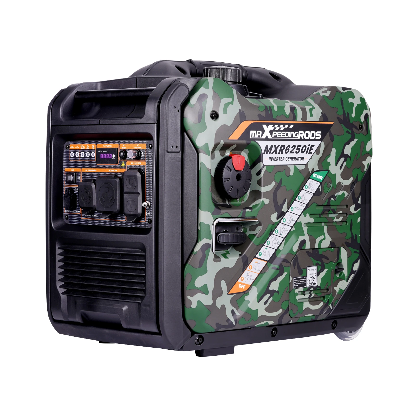 

MaXpeedingrods Peak 5500W Generator Fuel RV Travel Emergency Use Of Family Power