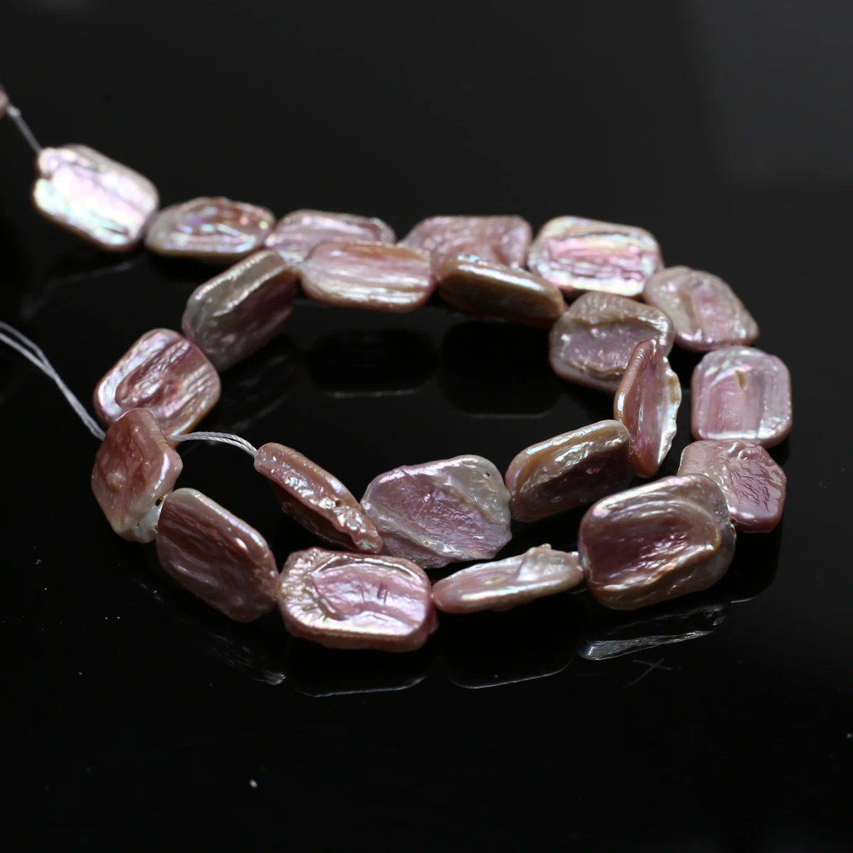 

12x16mm Square Baroque Purple Natural Freshwater Pearl Beads for Jewelry Making DIY Necklace Earrings Accessories Wholesale 36cm