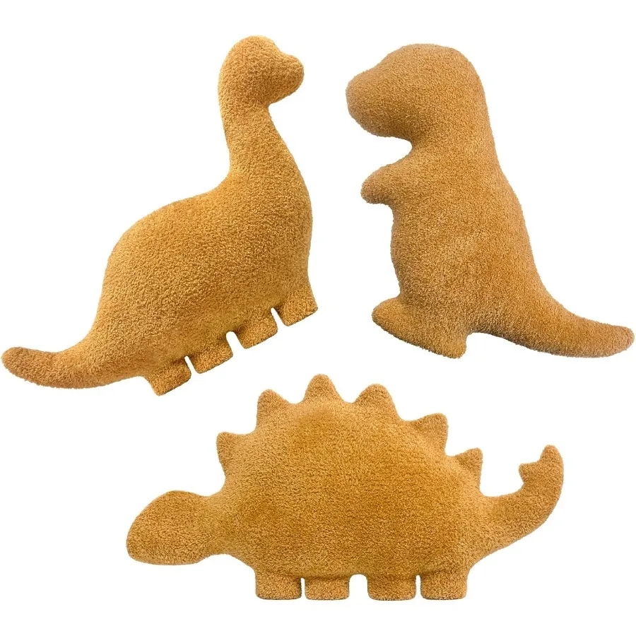 Dino-Huhn-Plüschnuggets-Kissen für lustige Geburtstagsgeschenke, süßes, lustiges Stofftier-Spielzeug für Jungen und Mädchen, Dinosaurier-Geschenke für Te