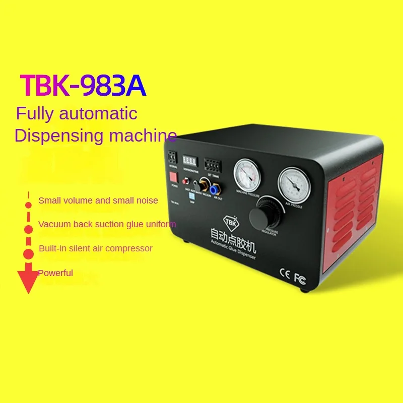 

TBK-983A Automatic dispensing machine Built-in air pressure controller Glass glue AB glue Silicone UV liquid glue machine