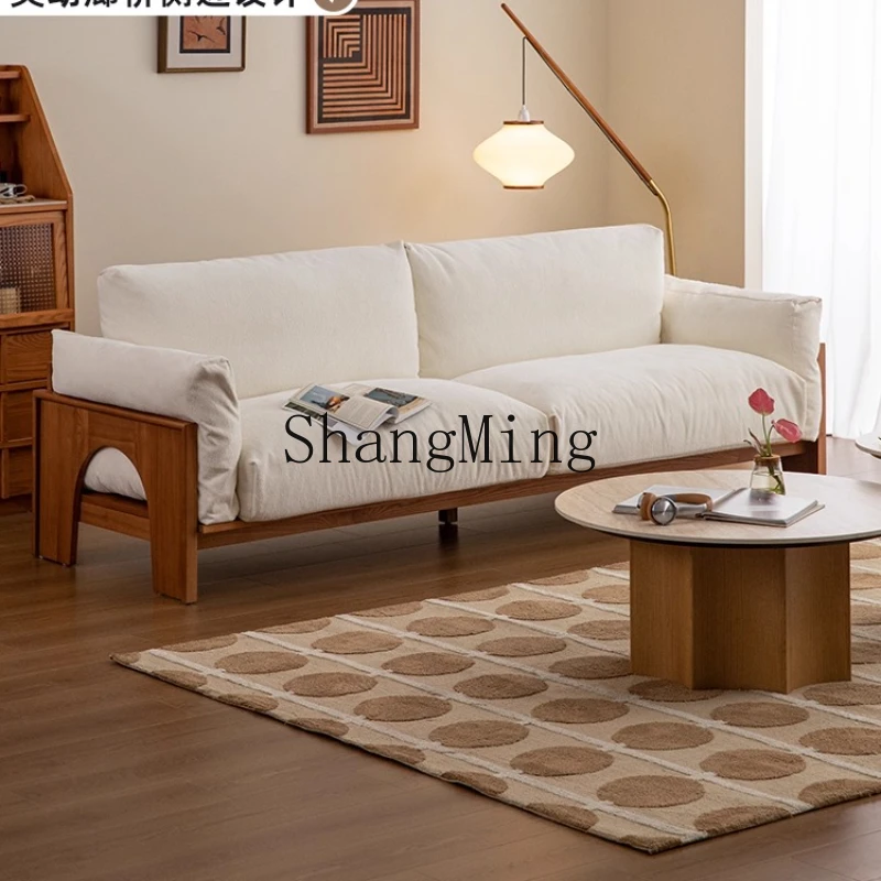 

ZYY medieval sofa living room simple light luxury straight row sofa living room fabric sofa