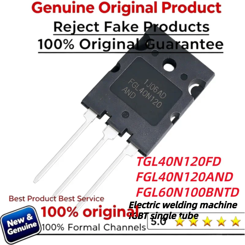 5PCS Original TGL40N120FD 40N120FD FGL40N120AND 40N120AND FGL60N100BNTD 60N100BNTD High power IGBT transistor TO-264