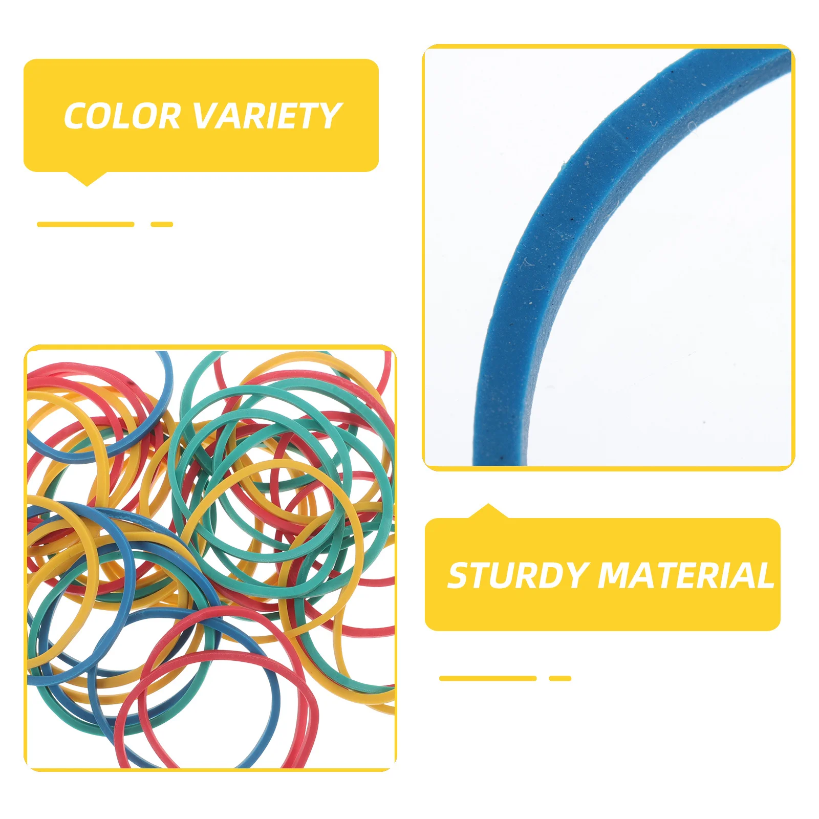 60 قطعة الأربطة المطاطية الملونة للوحات Geoboards السائبة أربطة مرنة صغيرة مكتب المنزل المدرسة استخدام الحرفية حلقات ربط التخزين المنزلي #2