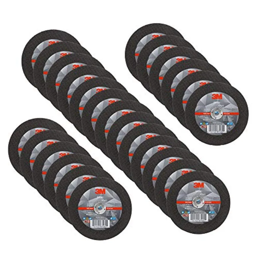 

Silver Cut-Off Wheel 87460 Pack of 25 Precision Shaped Grain Pipe Cutting Stainless and Mild Steel Metal Fabrication Metalworki
