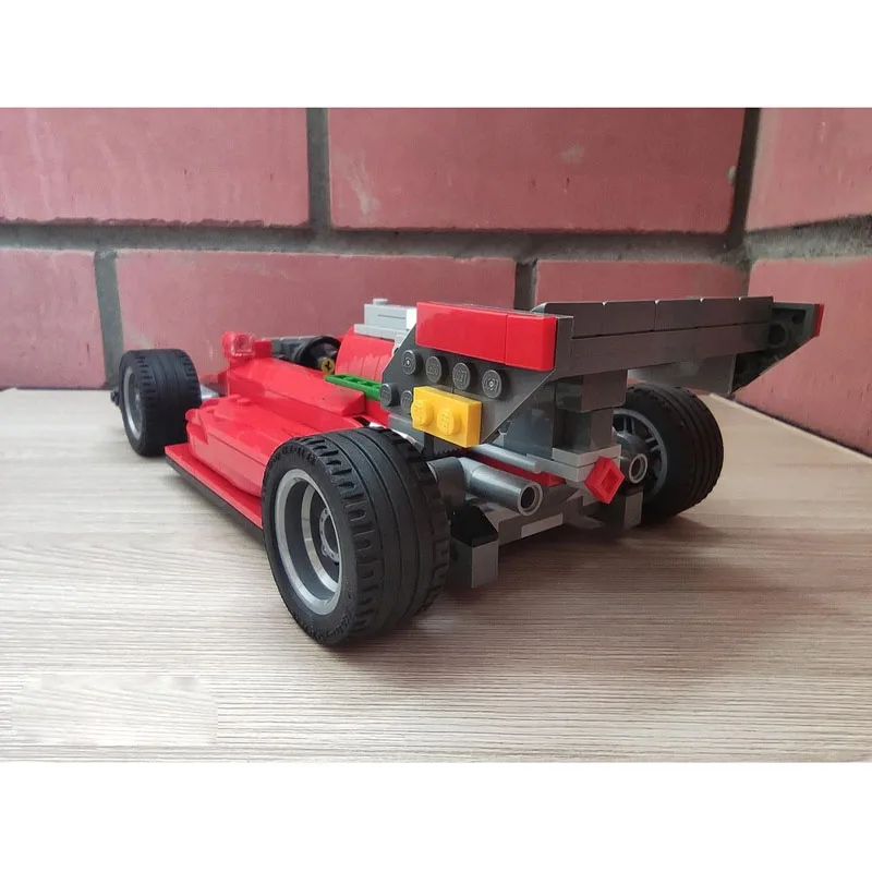 MOC-49428 Classico Nuovo Sport Rosso Supercar Racing Building Blocks Modello, 581 Pezzi, Regalo Giocattolo di Compleanno per Ragazzi e Bambini