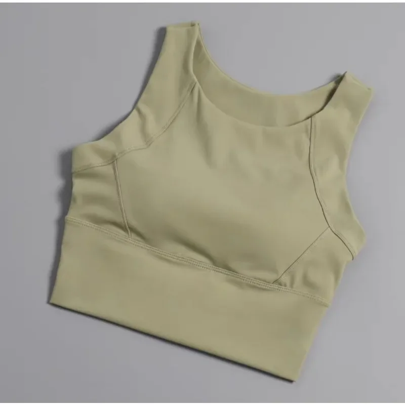 VEQKING High Strength Anti-shock Sports Crop Tops Women Built-in Pads Yoga Vest High Impact Fitness Running Gym Bras image 6