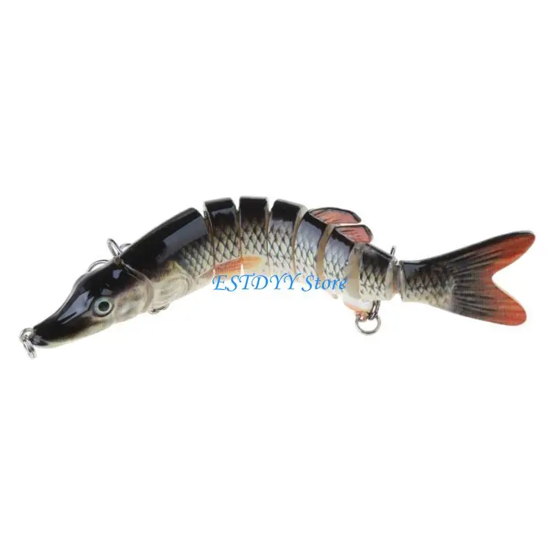 

G6DE 8 Section Pike Lures Swimbaits Fishing Wobblers Swimbait Sea Fishing Lures
