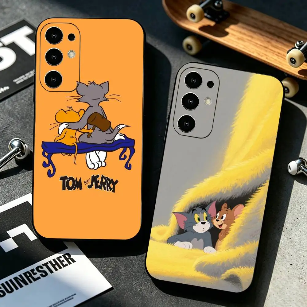 J-Jerrys C-Classic Toons Tom  Phone Case Black Silicone Soft For Samsung S25,S24,S21,S22,S23,S30,Ultra,S20,Plus,Fe,Lite