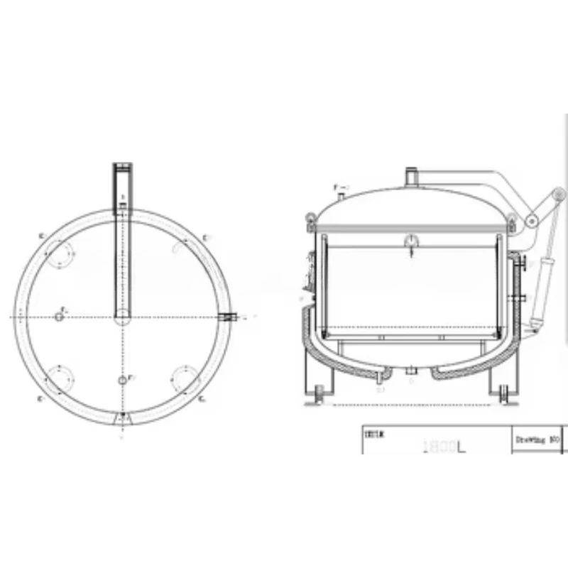 Customized Steam Cooking Pot 50 500 Liter Cooking Kettle Industrial Pressure Cooker
