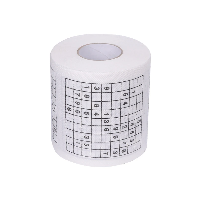 Sudoku Su durable a imprimé le bon jeu puzzle papier rouleau papier hygiénique papier soie