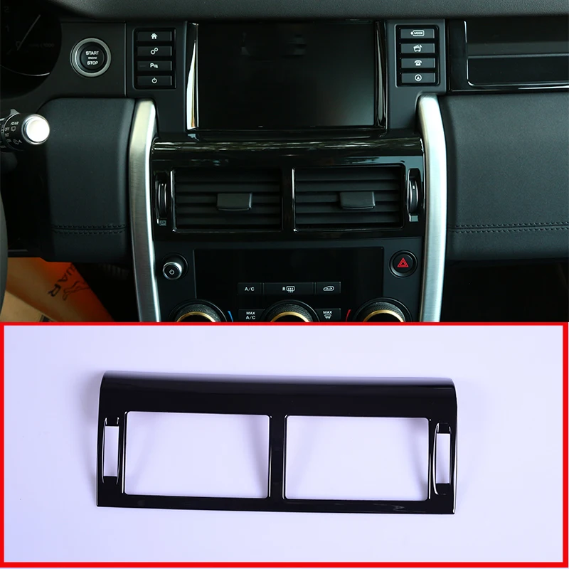 

1 Pcs For Land Rover Discovery Sport 2015-2018 ABS Center Console Air Conditioning Vent Trim Gloss Black Car Accessory