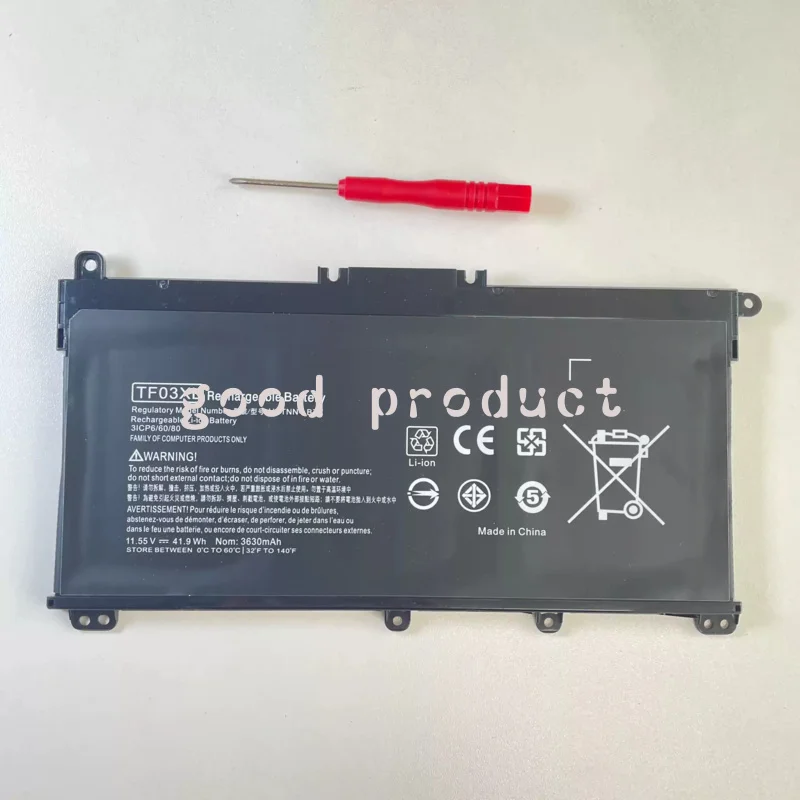 TF03XL battery For HP 14-bp080nd 14-bf 15-CC TPN-Q188 Q189 Q190 Q191 Q192 Q201 HSTNN-LB7X HSTNN-LB7J 920070-855