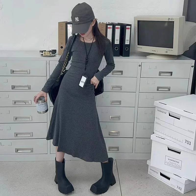 New Autumn Winter Slim French Kids irregular Girl Clothes Long princess party Dresses Teenager 4 5 6 8 9 10 14 12 Year Korea