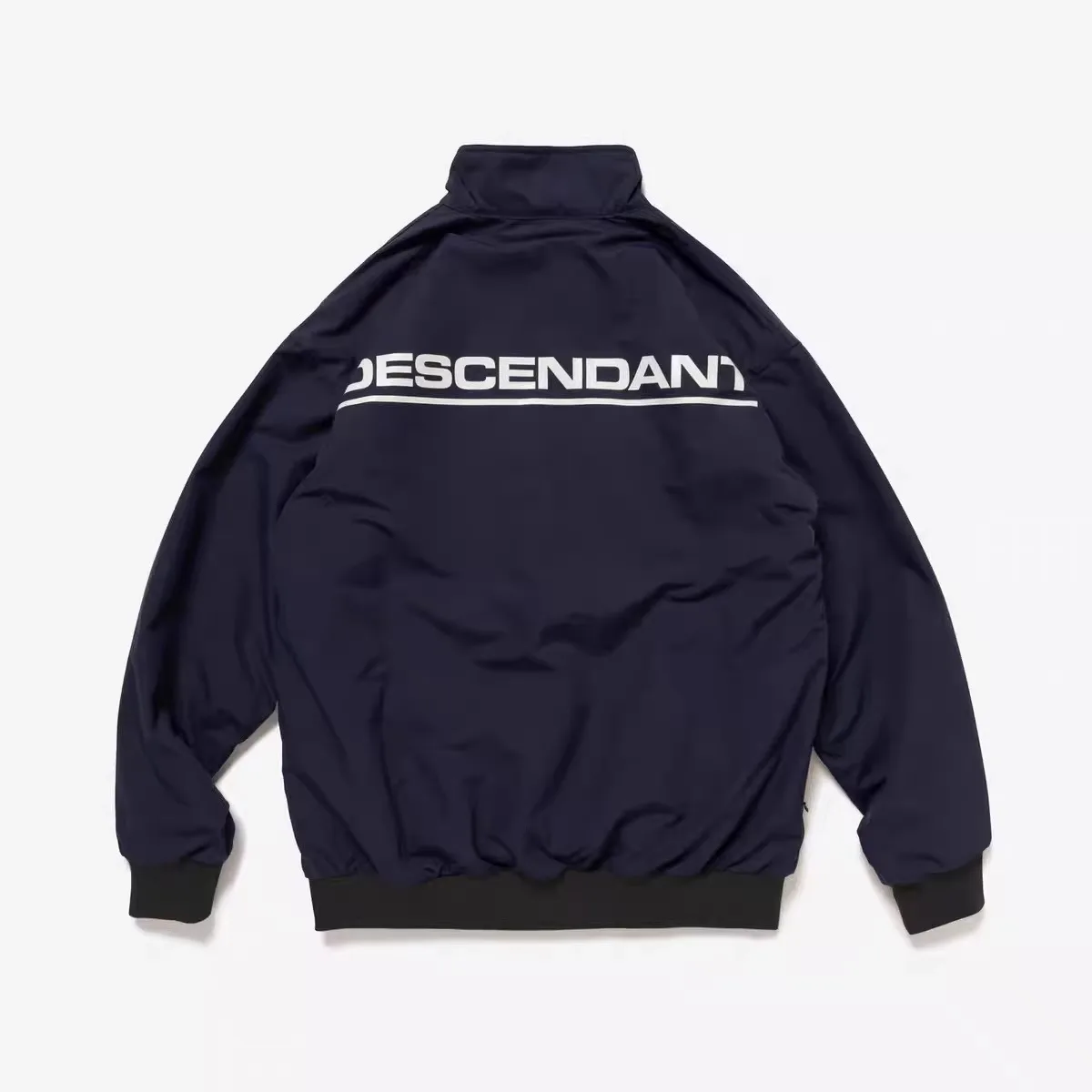 

Japanese Fashion DCDT Half Zipper Loose Casual Charging with Fleece Warm Double-sided Jacket Long Sleeved Coats