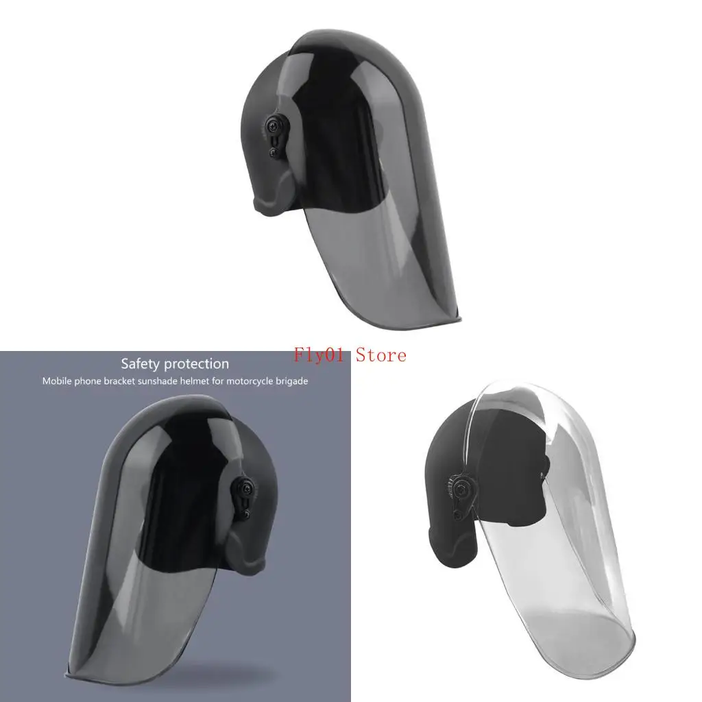 

360 Degree Rotating Bike Phone Stand Support with Sunshade for Clear Visibility