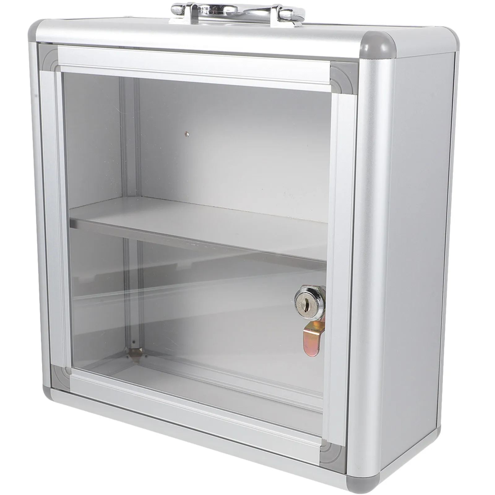 

Настенный ящик для хранения медикаментов из металлического сплава, большой вместимости, с замком, водонепроницаемый, для дома и офиса