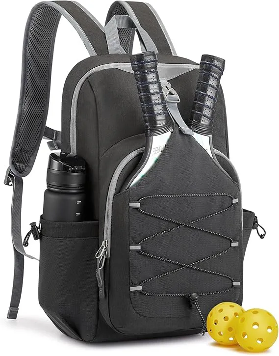 

Портативный рюкзак для ракеток, походный рюкзак для ракеток Pickleball, большая вместительная сумка для весла Pickleball, ночник, дорожная сумка для прогулок