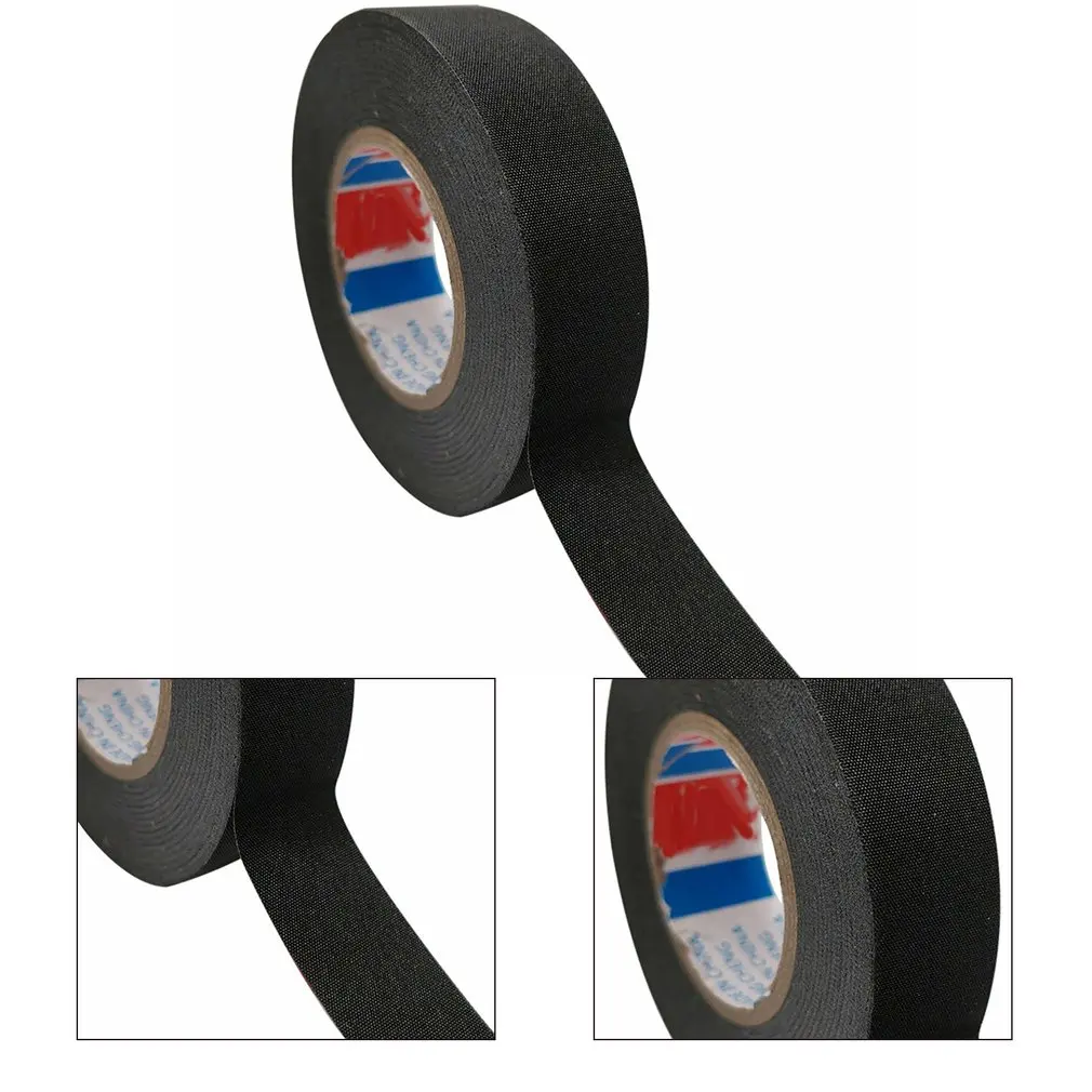 15 Meter Heat-resistant Flame Retardant Tape Adhesive Cloth Tape For Car Harness Wiring Loom Protection