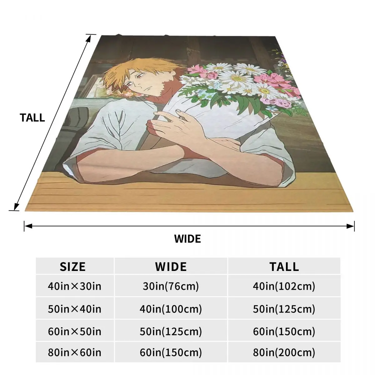 Chainsaw Man Anime Reze (4) Blanket Fleece Sofa Throw Blanket Portable for Home Bedroom Travel Throws Bedspread Quilt