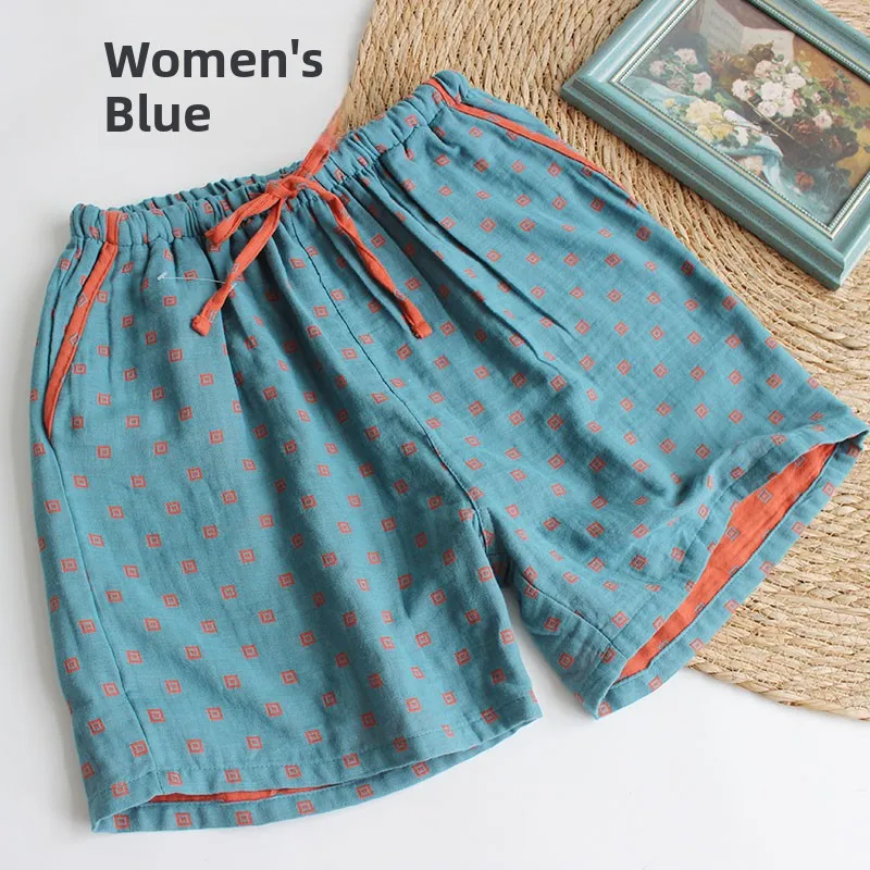 High quality women's shorts - lake blue