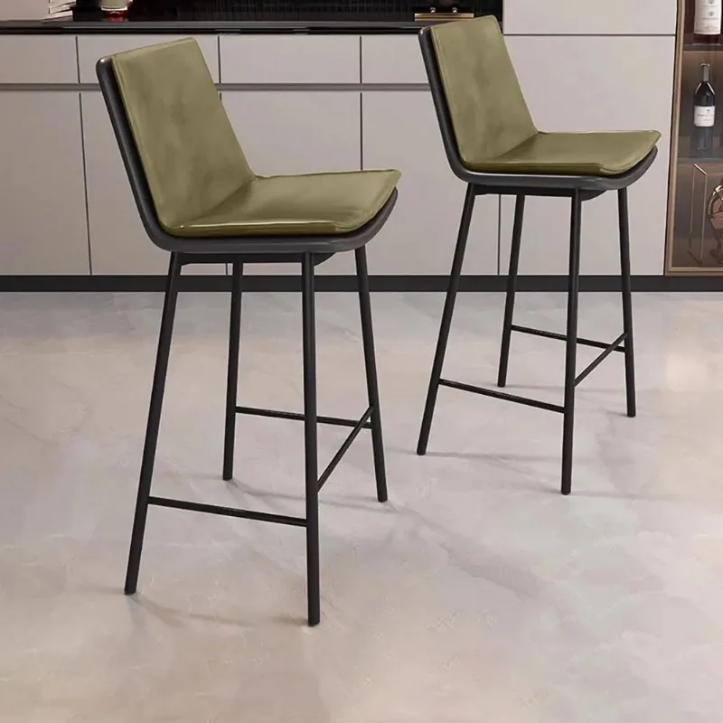 تصميم فاخر كرسي طويل الساق الجمال الشمال الحديثة بسيطة كرسي طويل الساق مريح قسط Taburetes Para Barra De Cocina أثاث المنزل