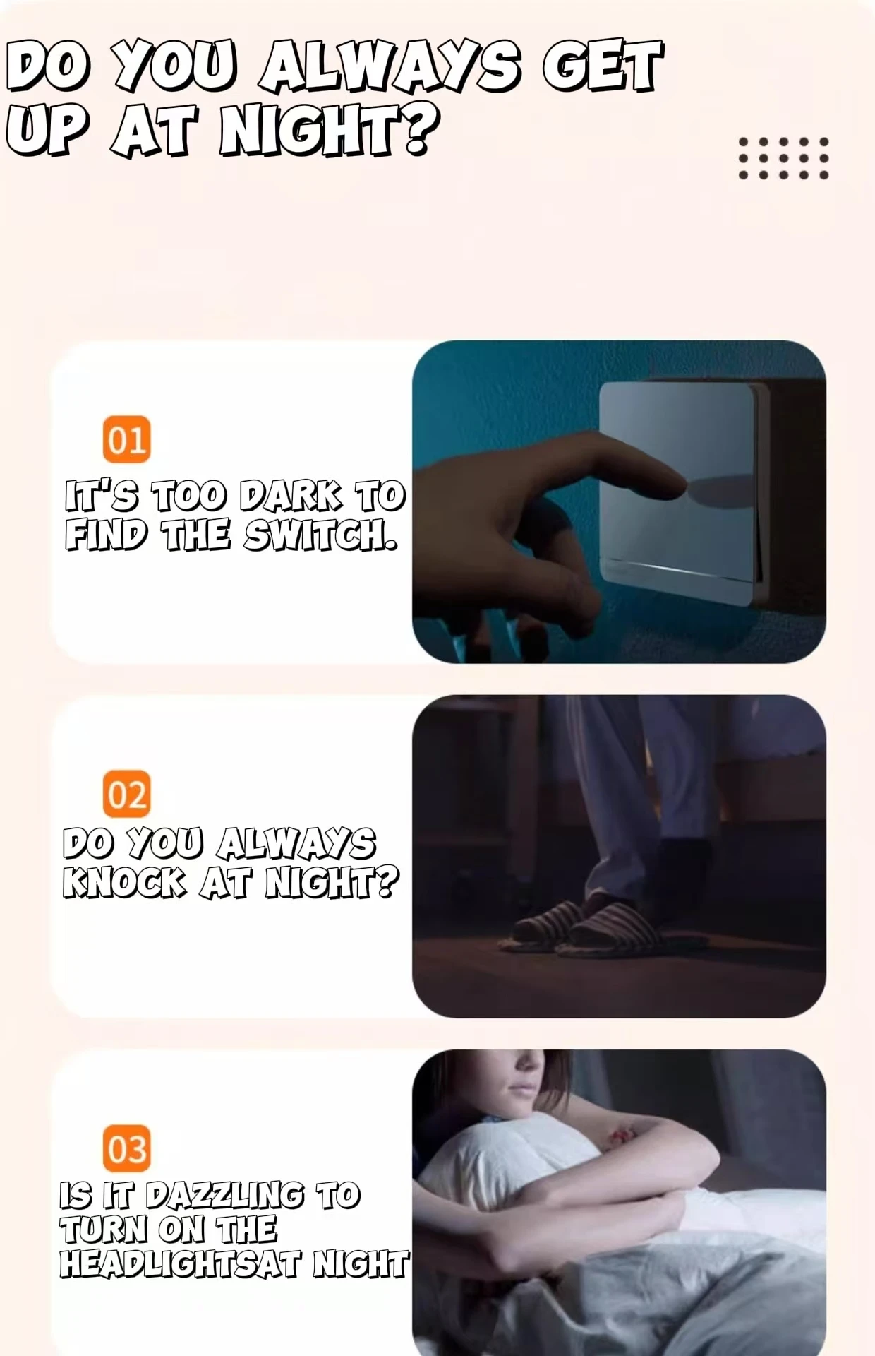 LED 미니 야간등 학생 기숙사 눈 보호 침대 옆 야간등 침실용