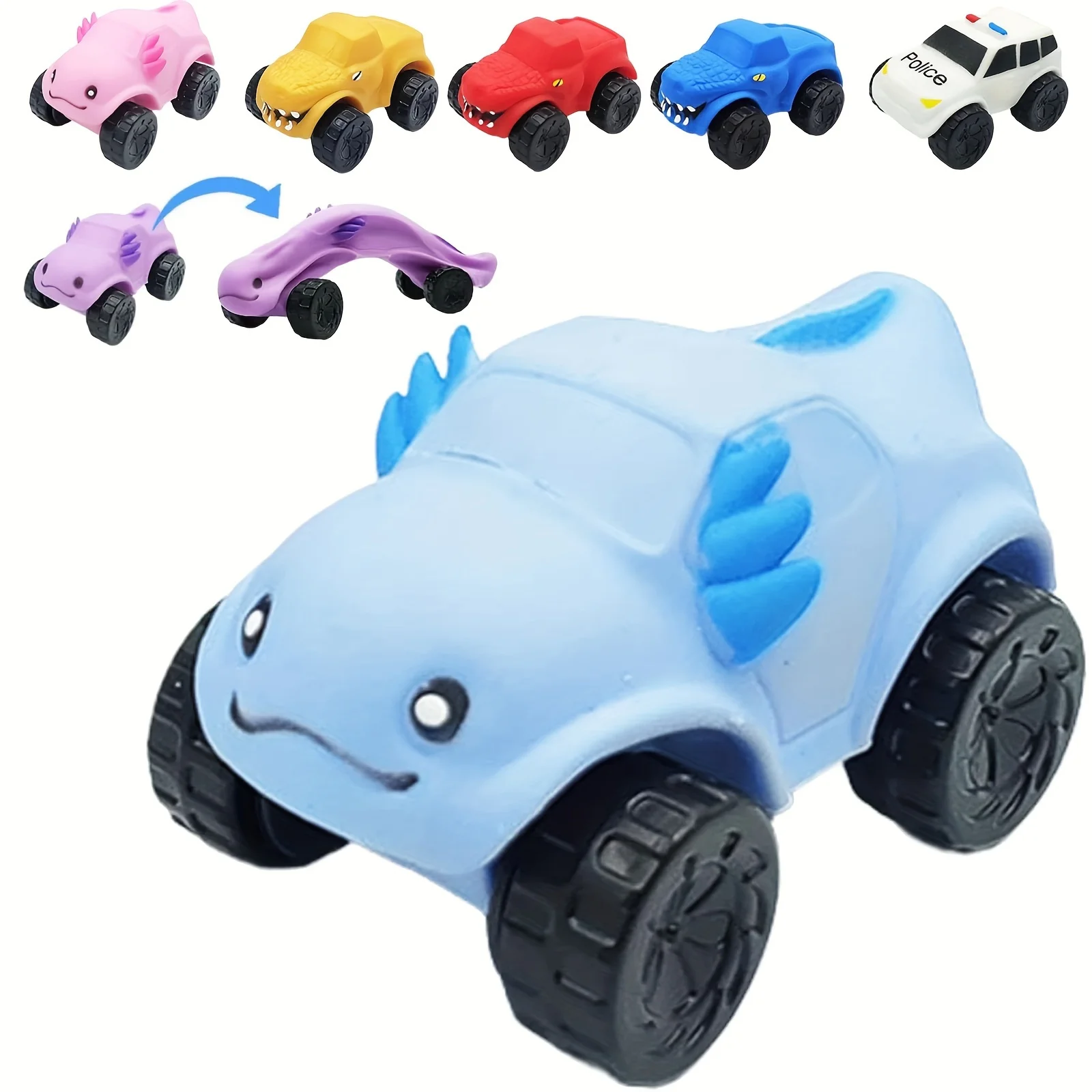 Amassar Deformação Puzzle Car, Deformable Squeeze Soft Car, Fidget Descompressão, Areia Squeeze Massa, Fun Relaxamento Produto, su