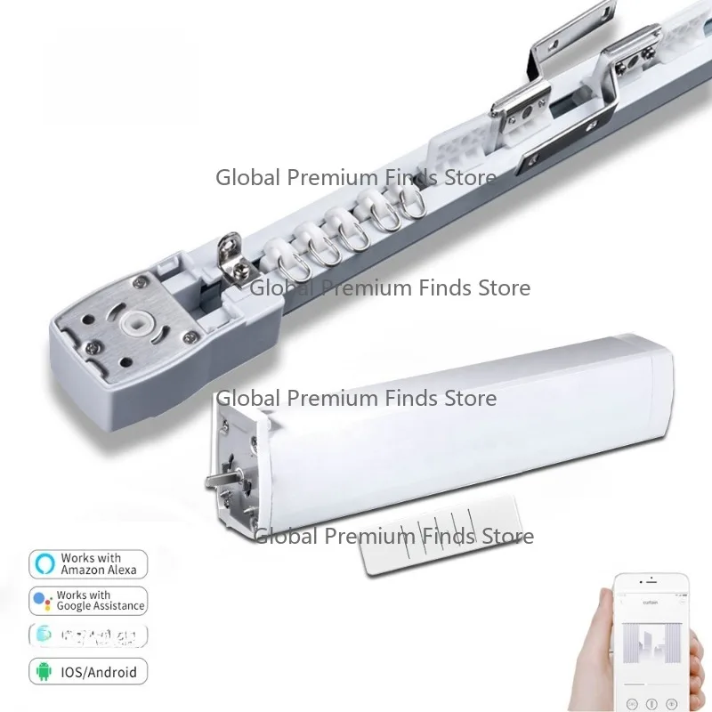 T-uya Wifi Remote Control Curtain Motor, Customized Curtains Track,Smart T-uya Intelligence Curtain Motor Rail