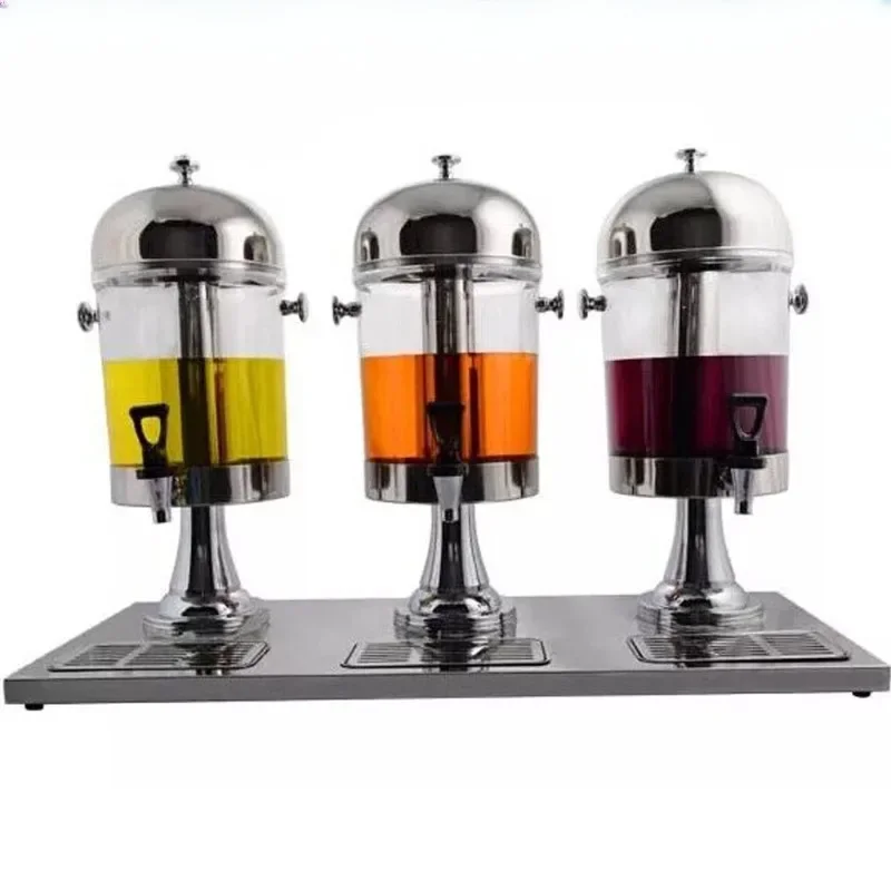 Wholesale refrigerated glass beverage dispenser plastic multi 3 compartment commercial cold drink dispenser