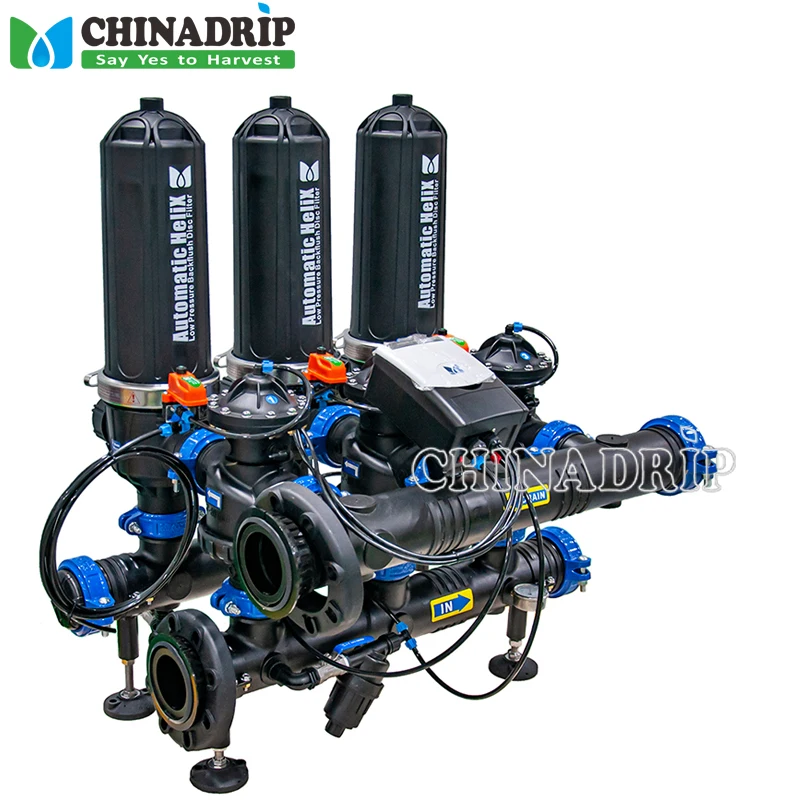 Irrigation System Backwash Filter Agricultural Irrigation Drip Irrigation Automatic Self Cleaning Disc Filter