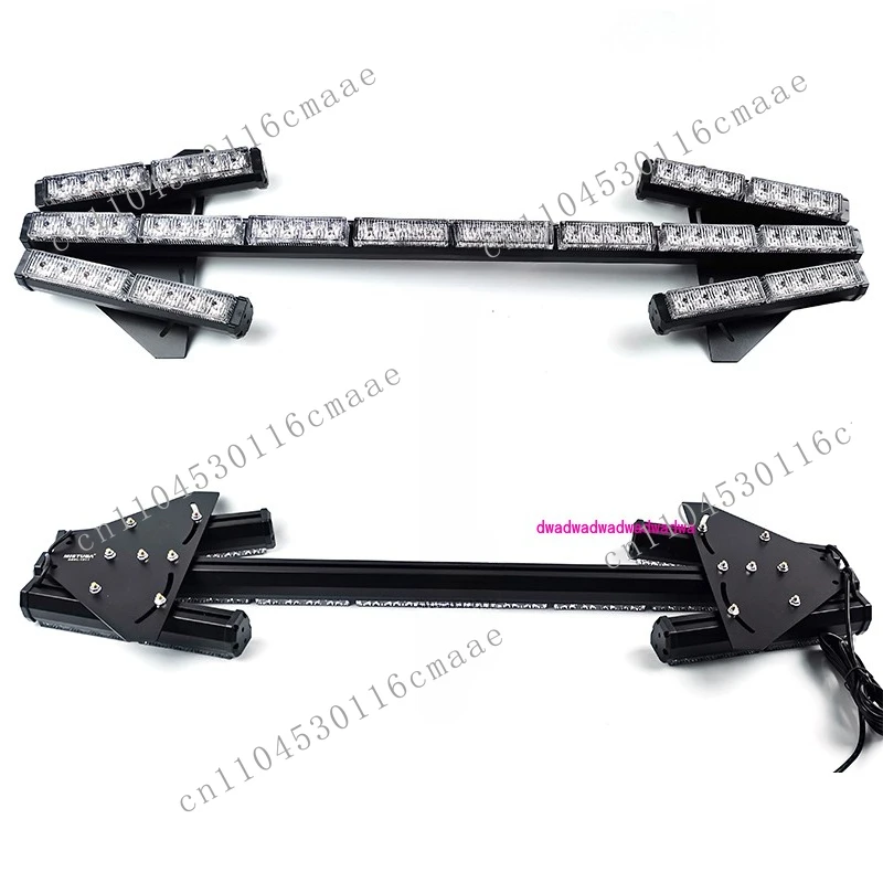 64 LED 88 Cm Arrow Warning Light Bar Auto Directional Indicator Light Emergency Turn Signal Traffic Advisor Strobe Lamp DC12-24V