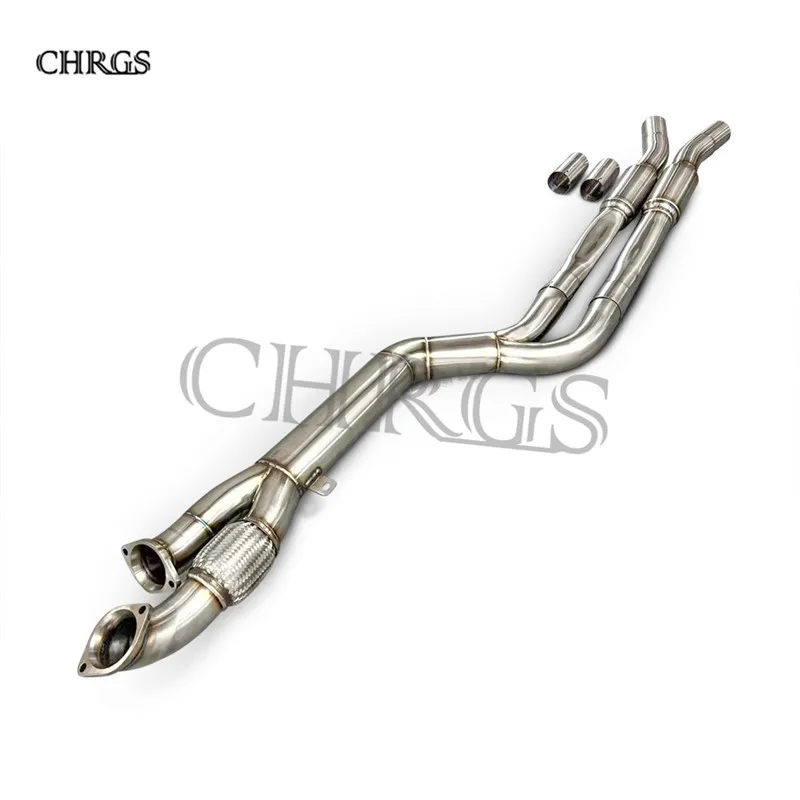 Mid pipe For BMW G80 M3 G82 M4 Stainless steel Center Pipe Extended Bracket Middle Pipe Stainless Steel Exhaust Pipes Car Exhaus