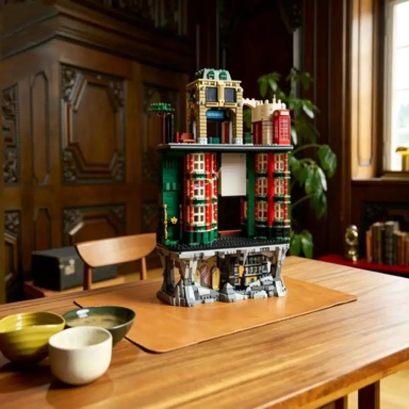 Fantasy Wizard Headquarters Blocks, Static Display 3491pcs Multi Floor Structure Set Perfect Christmas Gift For Adult Magic Fans