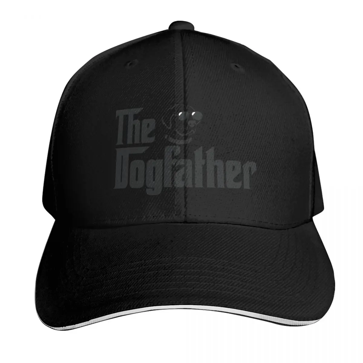 

The Dogfather - funny Dad dog lover Baseball Cap Beach Bag Anime hiking hat Sunhat Mens Women's