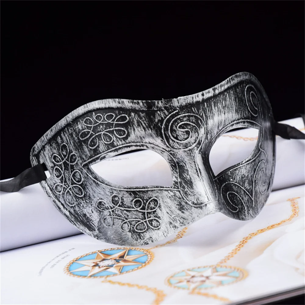 Decorative Mask Colorful Creativity Comfortable General Halloween Dresses Halloween Mask Transparent Creative Half Face Mask