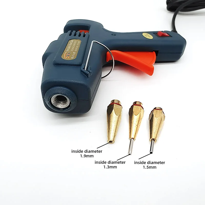 Hot Melt Glue Gun Nozzles only for SK731-40W Glue Gun 1.3mm 1.5mm 1.9mm Small diameter nozzles Copper Nozzle