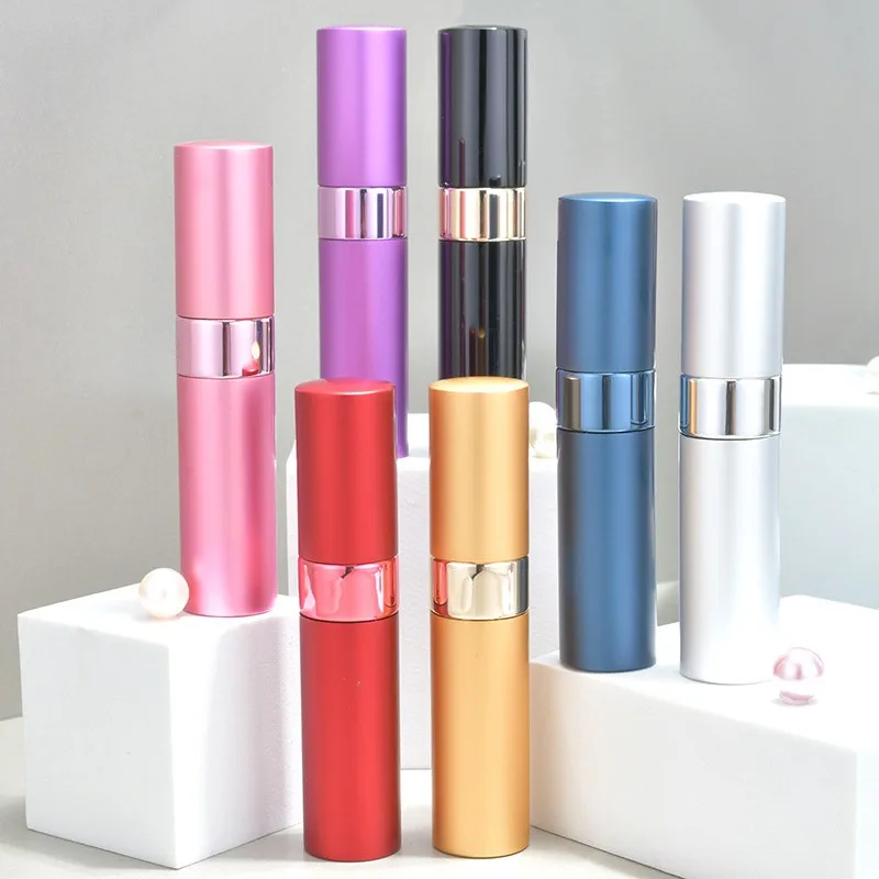 15ml Refillable Glass Spray Bottle Aluminum Tube Empty Perfume Bottles Atomizer Fine Mis Bottle Travel Sample Bottle Sub-Bottle