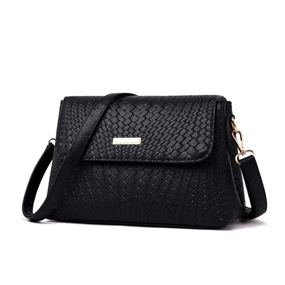 Fashion Women Shoulder Bags Small Satchel Simple Design Female Crossbody Bag Soft PU Leather Flap Bag Messenger Bag