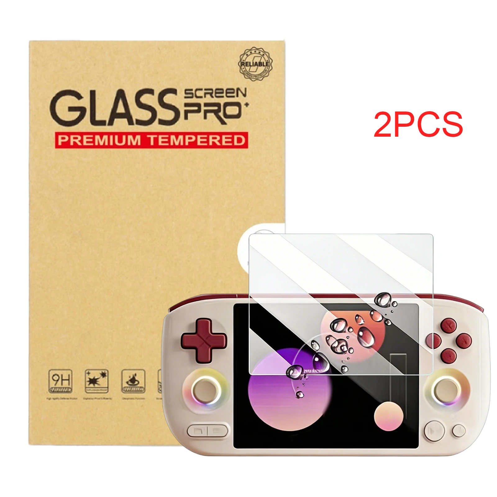 2Pcs For Ayaneo Pocket Air Mini Screen Protector 9H Hardness Shatterproof Anti-Scratch Anti-Fingerprint Screen Protection Film